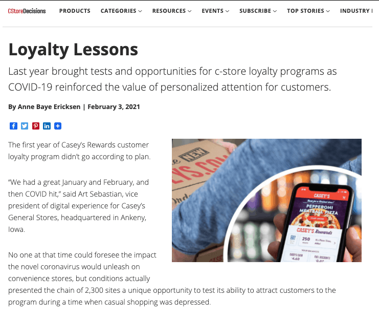 CStore Decisions: Loyalty Lessons