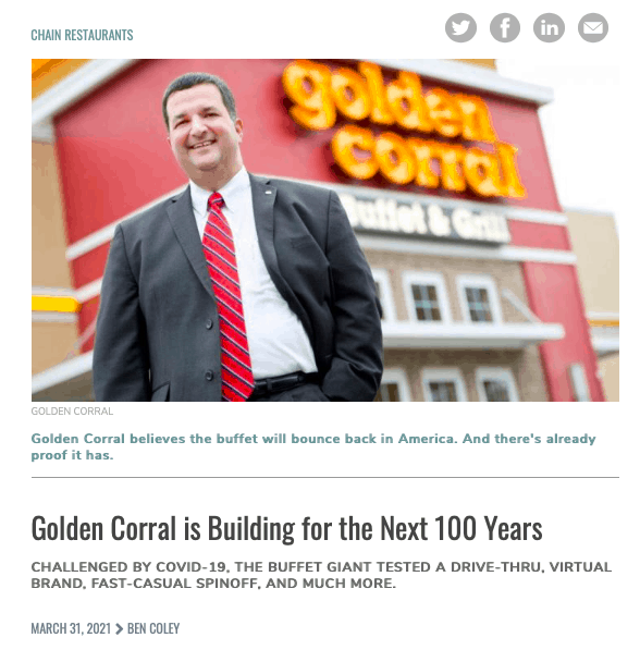 FSR: Golden Corral is Building for the Next 100 Years