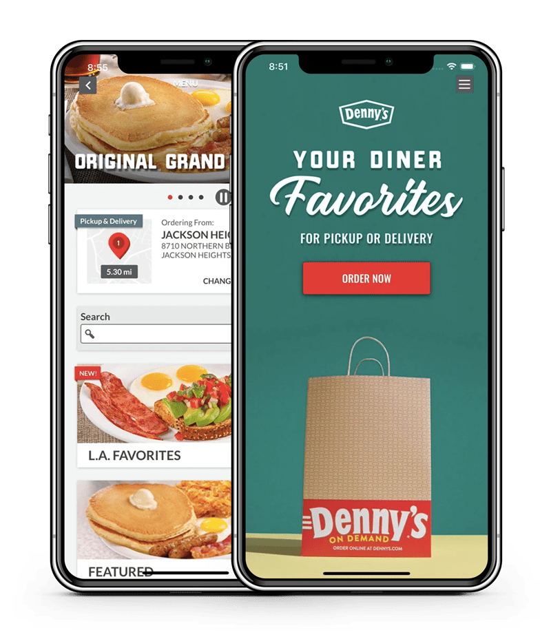 Denny's iPhone App Screen