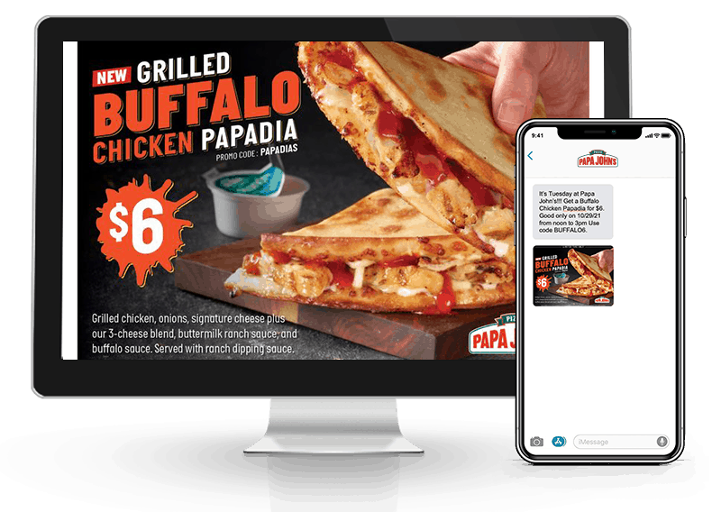 Papa John's Email and SMS