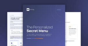 Personalized Secret Menu Playbook